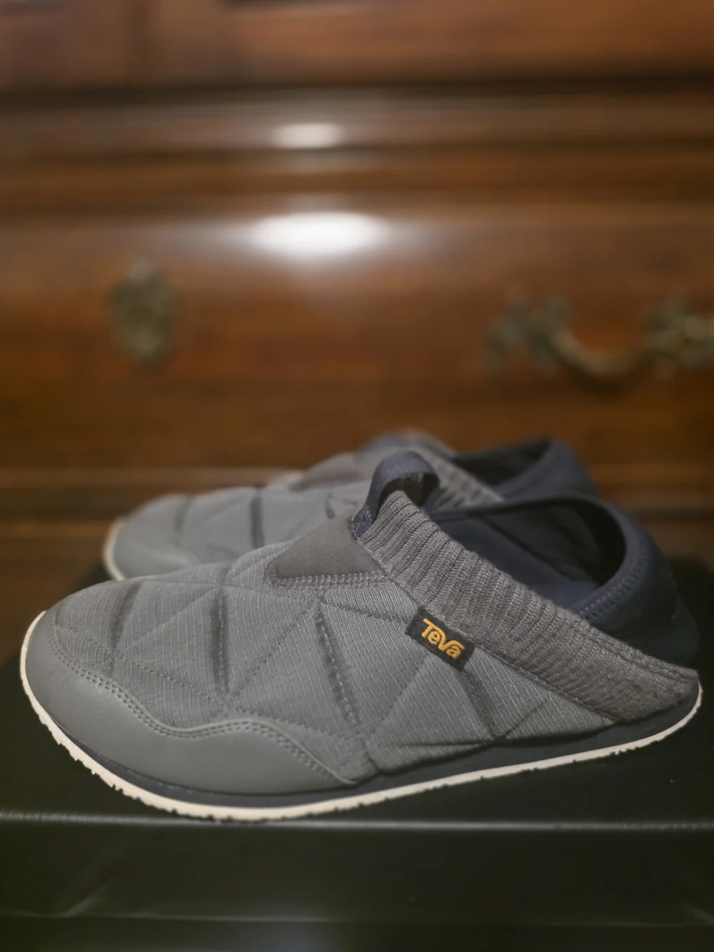 Teva Men's Slip-On Quilted Travel Shoe - Gray